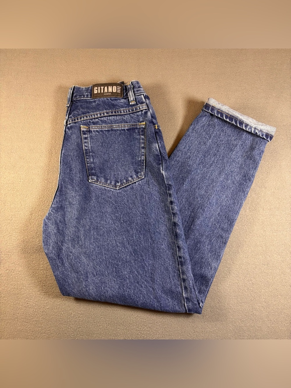 Vintage Gitano Jeans Blue Denim Straight
Leg High Rise size 10
